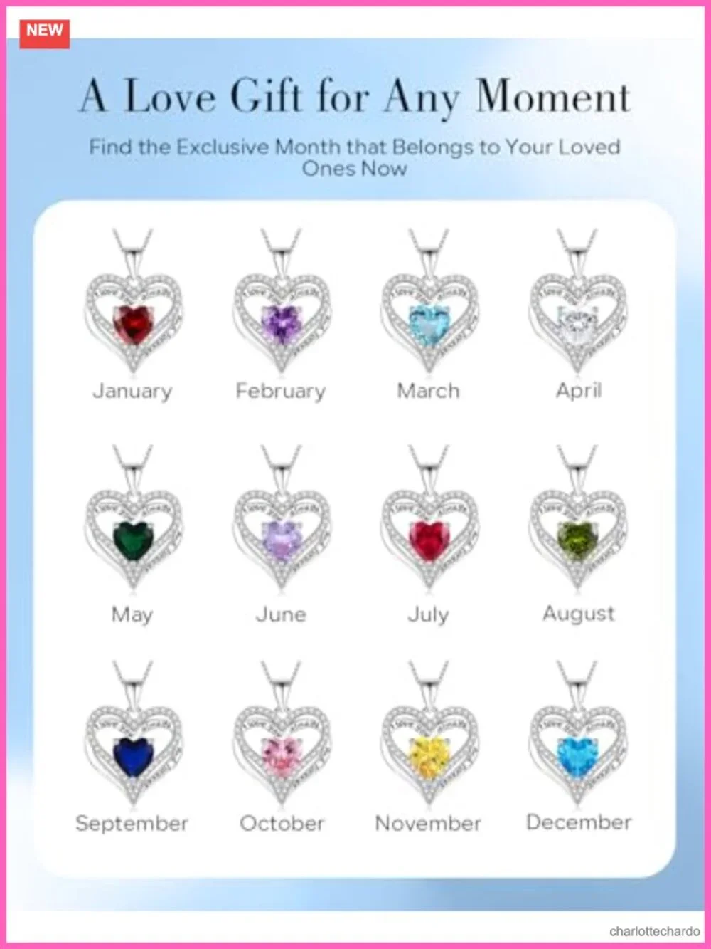 925 Sterling Silver Heart CZ Pendant Necklace for Women Anniversary Gift